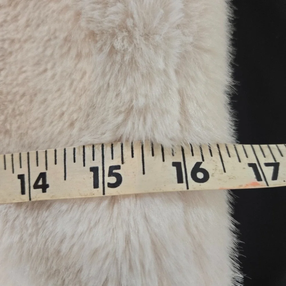 Victorias Secret Faux Fur White Purse Soft
